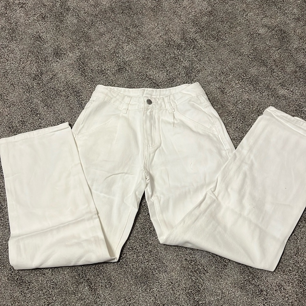 SHEIN Women's White Jeans